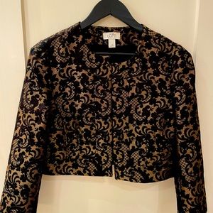 Loft bolero long sleeve jacket size 10.